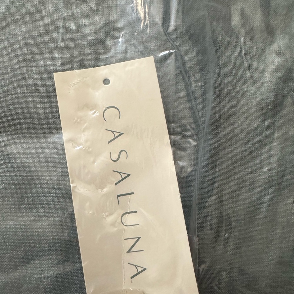 Casaluna Body Pillow Cover in Slate set of 2 - Picture 3 of 5